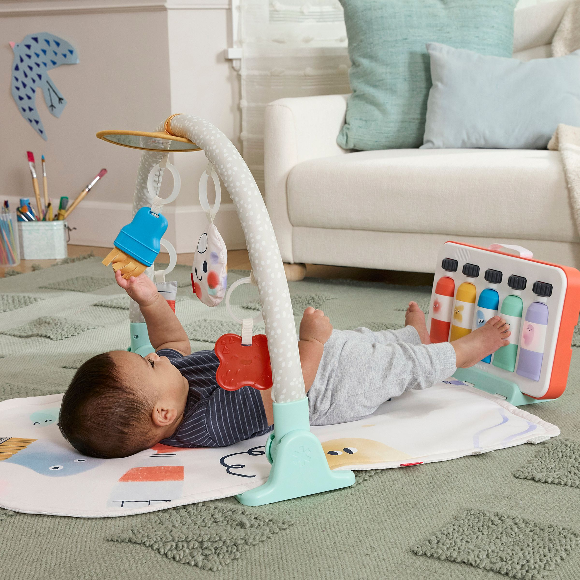 Skip Hop Painted Dreams 4-in-1 Developmental Baby Play Gym.