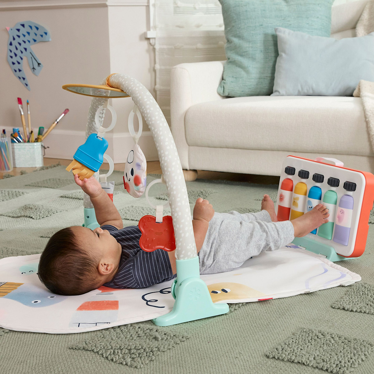 Skip Hop Painted Dreams 4-in-1 Developmental Baby Play Gym.