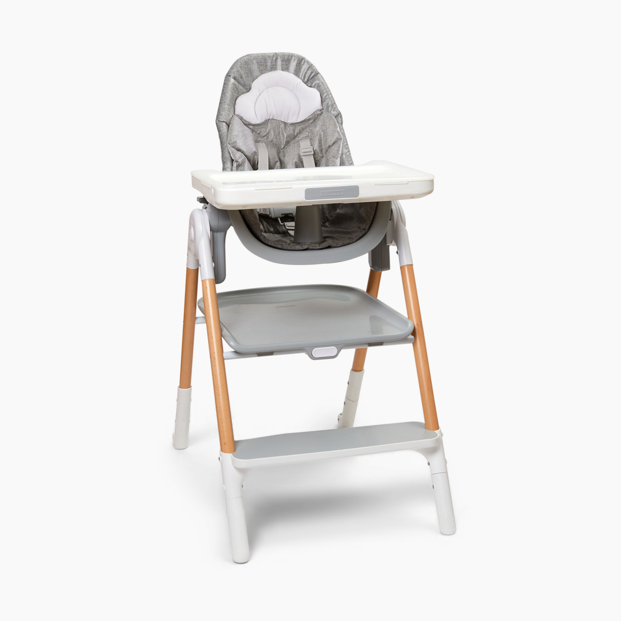 Skip Hop Sit-To-Step High Chair - Grey/White.