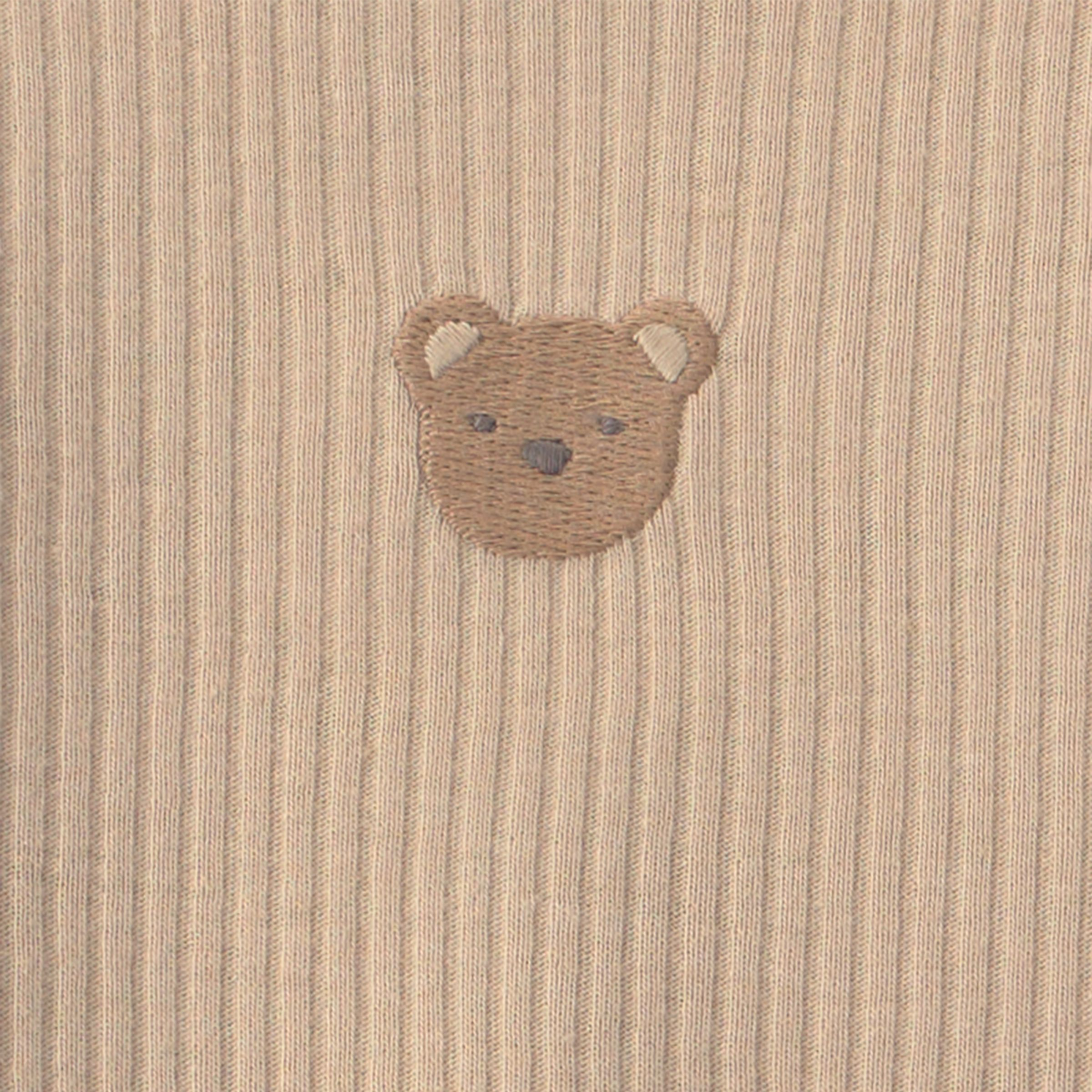 Carter's 3-Piece Bodysuit & Pant Gift Set - Brown/Ivory Bear, 6M.