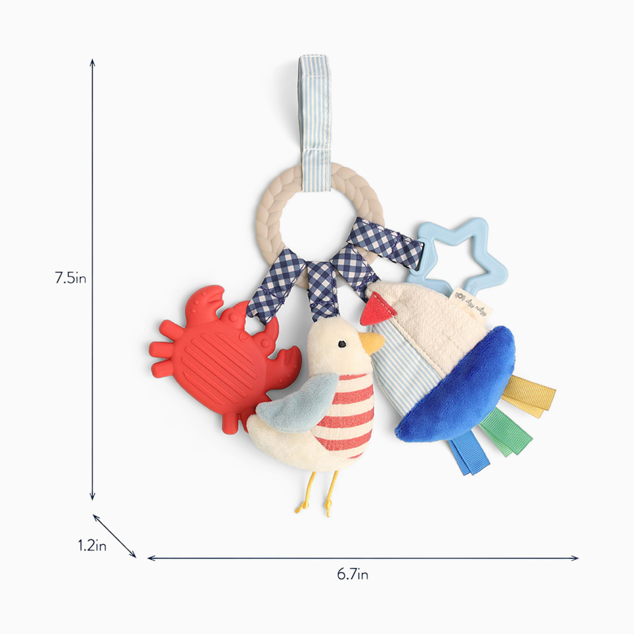 Itzy Ritzy Bitzy Busy Ring Nautical - Multi-Color.