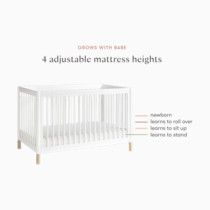 babyletto Gelato 4-in-1 Convertible Crib with Toddler Bed Conversion ...