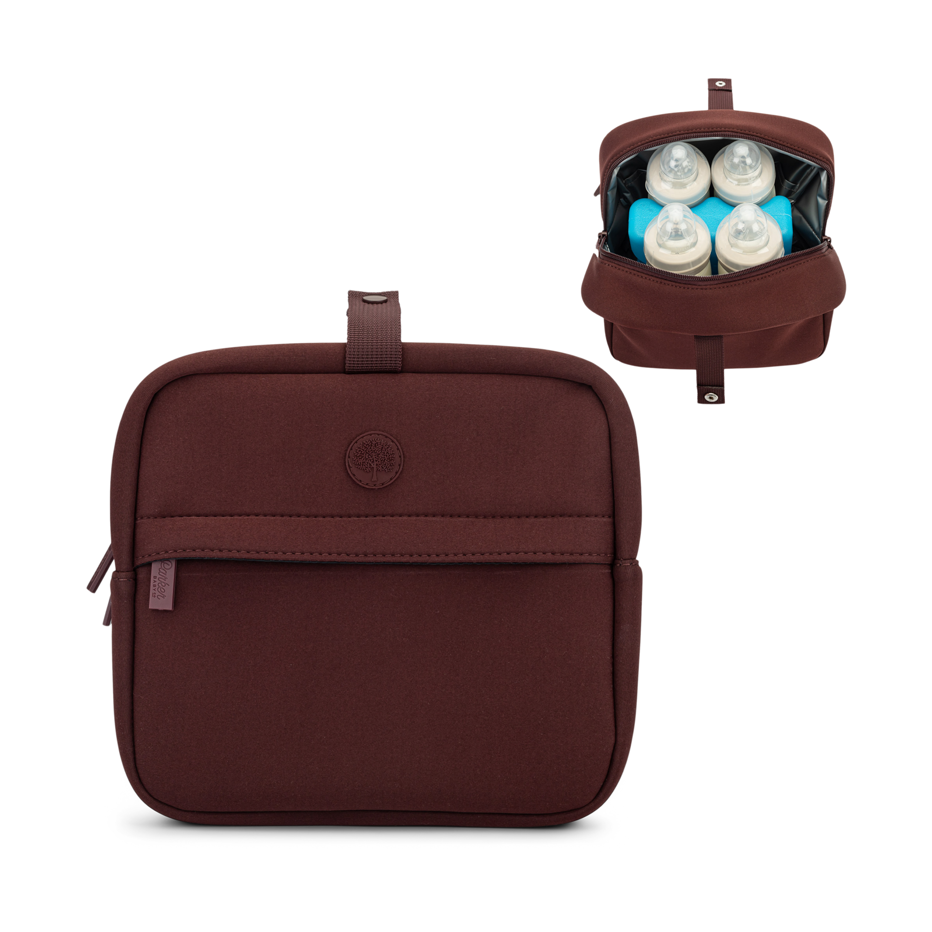 Parker Baby Co. Drift Neoprene Bottle Cooler - Raisin.