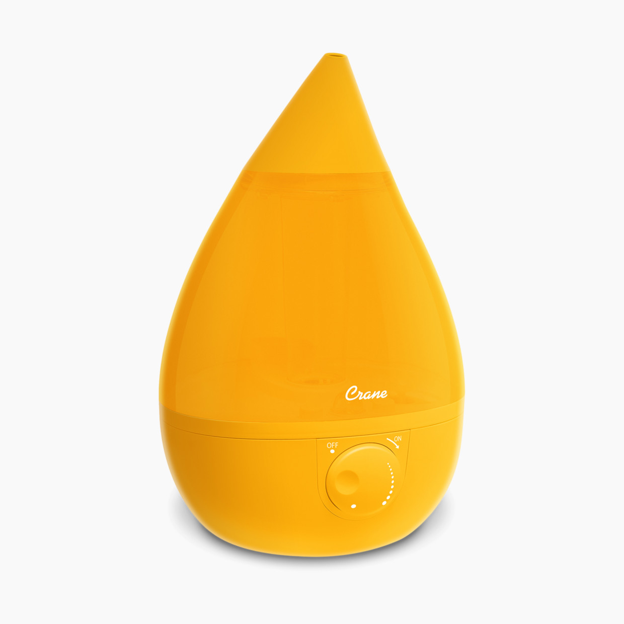 Crane Drop Ultrasonic Cool Mist Humidifier - 1 Gallon - Orange.