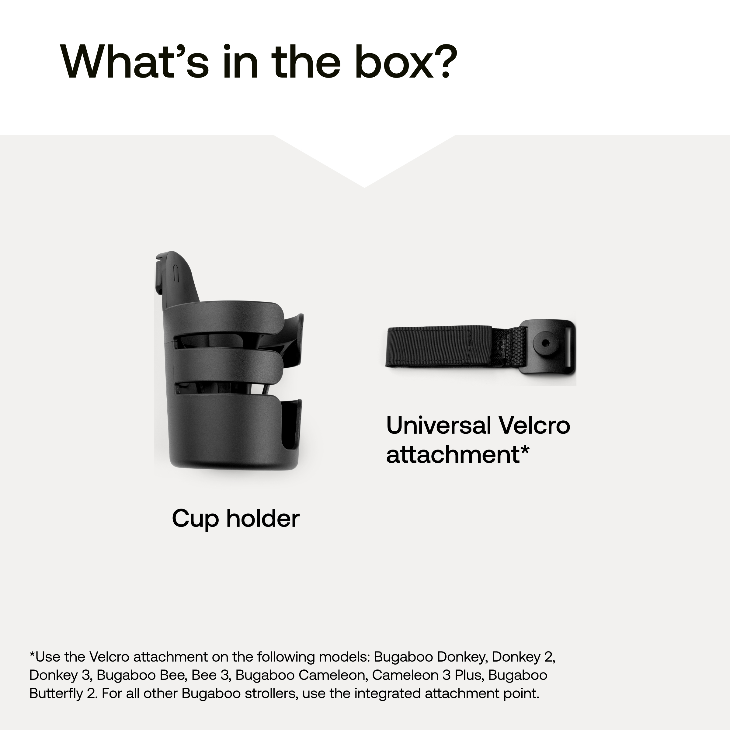 Bugaboo Cup Holder - Black.