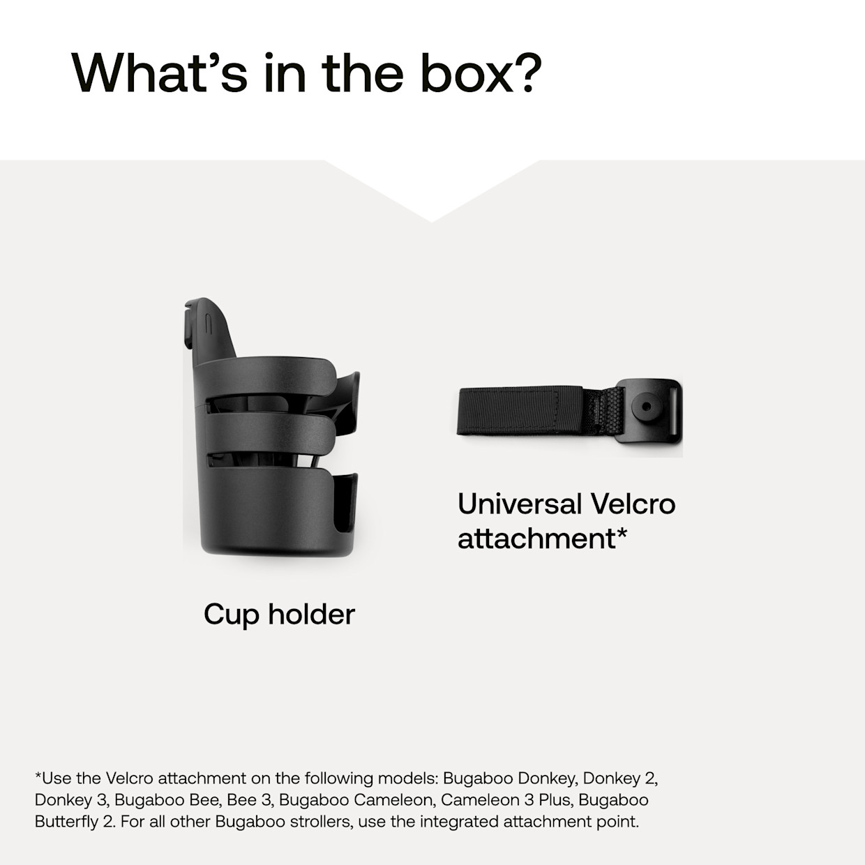 Bugaboo Cup Holder - Black.