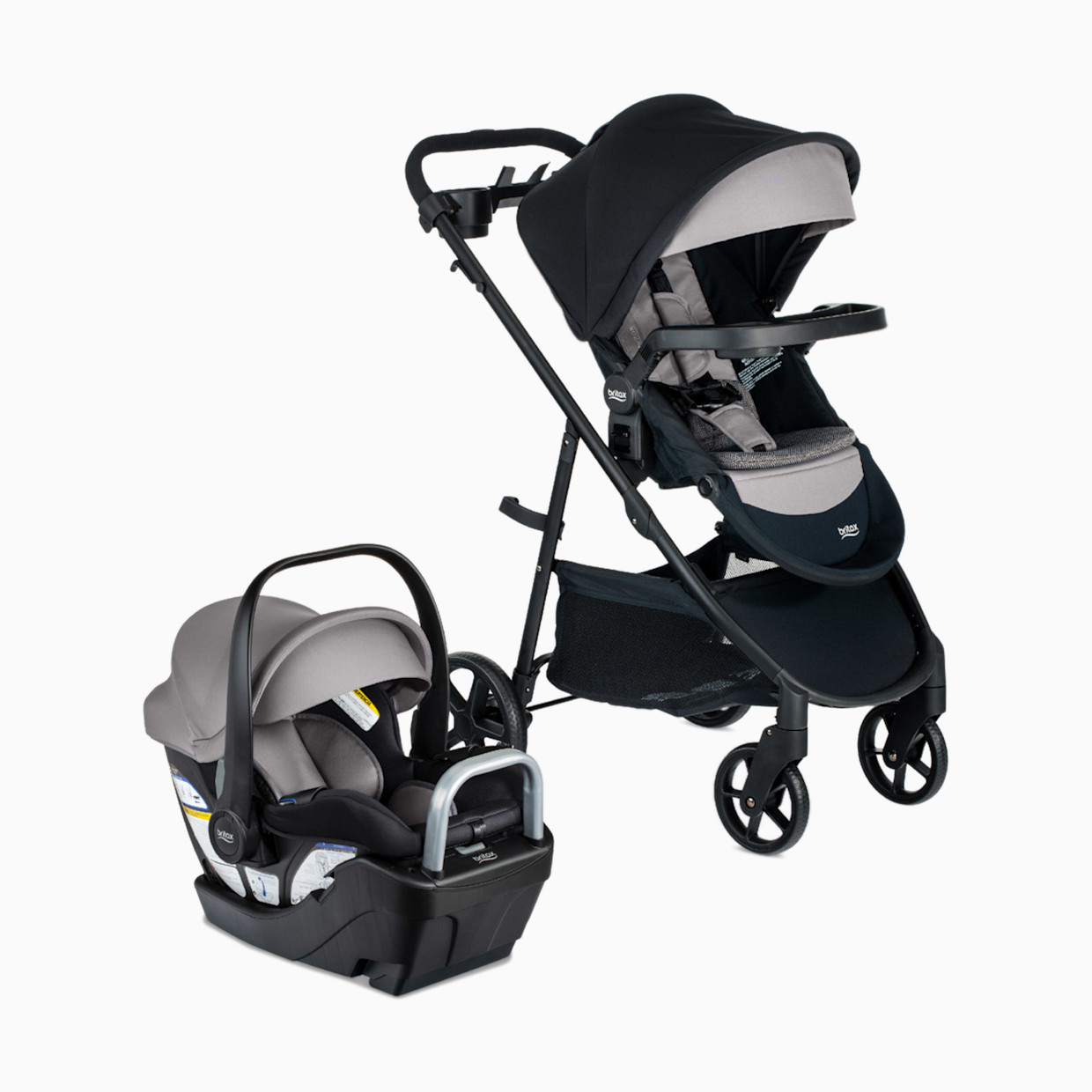Britax Willow Brook S+ Travel System - Graphite Onyx.