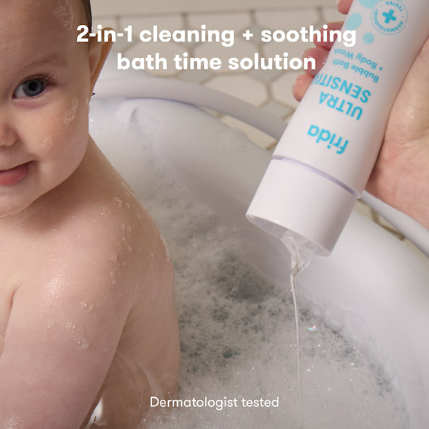 Frida Baby Bubble Bath + Body Wash.