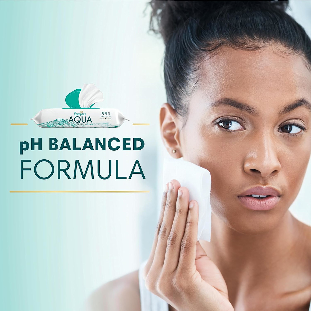 Pampers Aqua Pure Baby Wipes - 560.