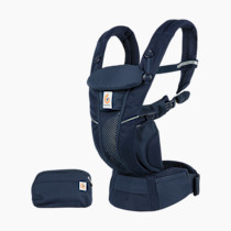 Ergobaby All Carry Positions Breathable Mesh Baby Carrier with Enhanced Lumbar Support & Airflow (7-45 Lb), Omni Breeze, Midnight Blue