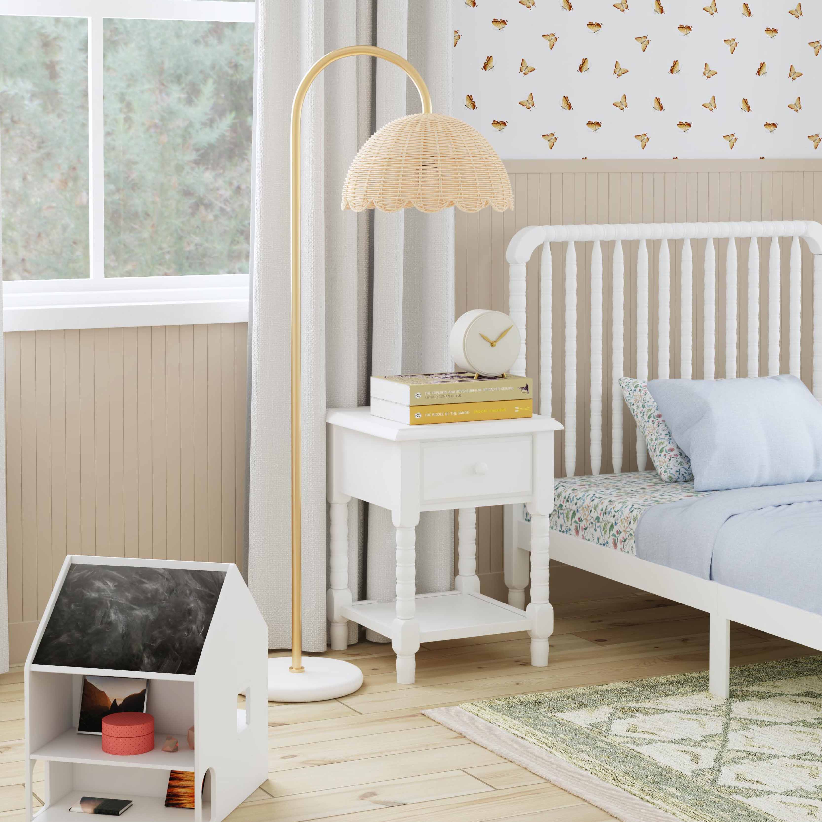 daVinci Jenny Lind Spindle Nightstand - White.