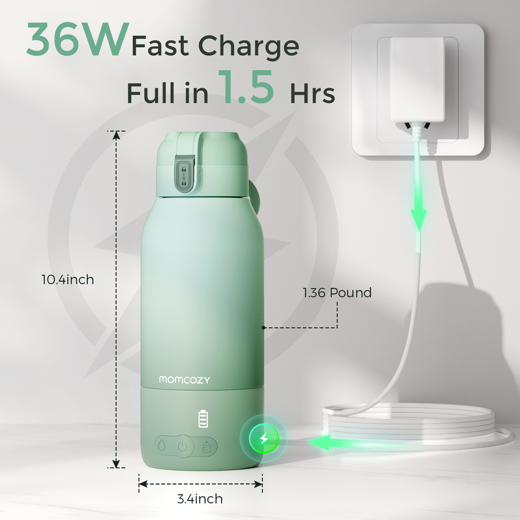 Momcozy Portable Water & Milk Warmer.