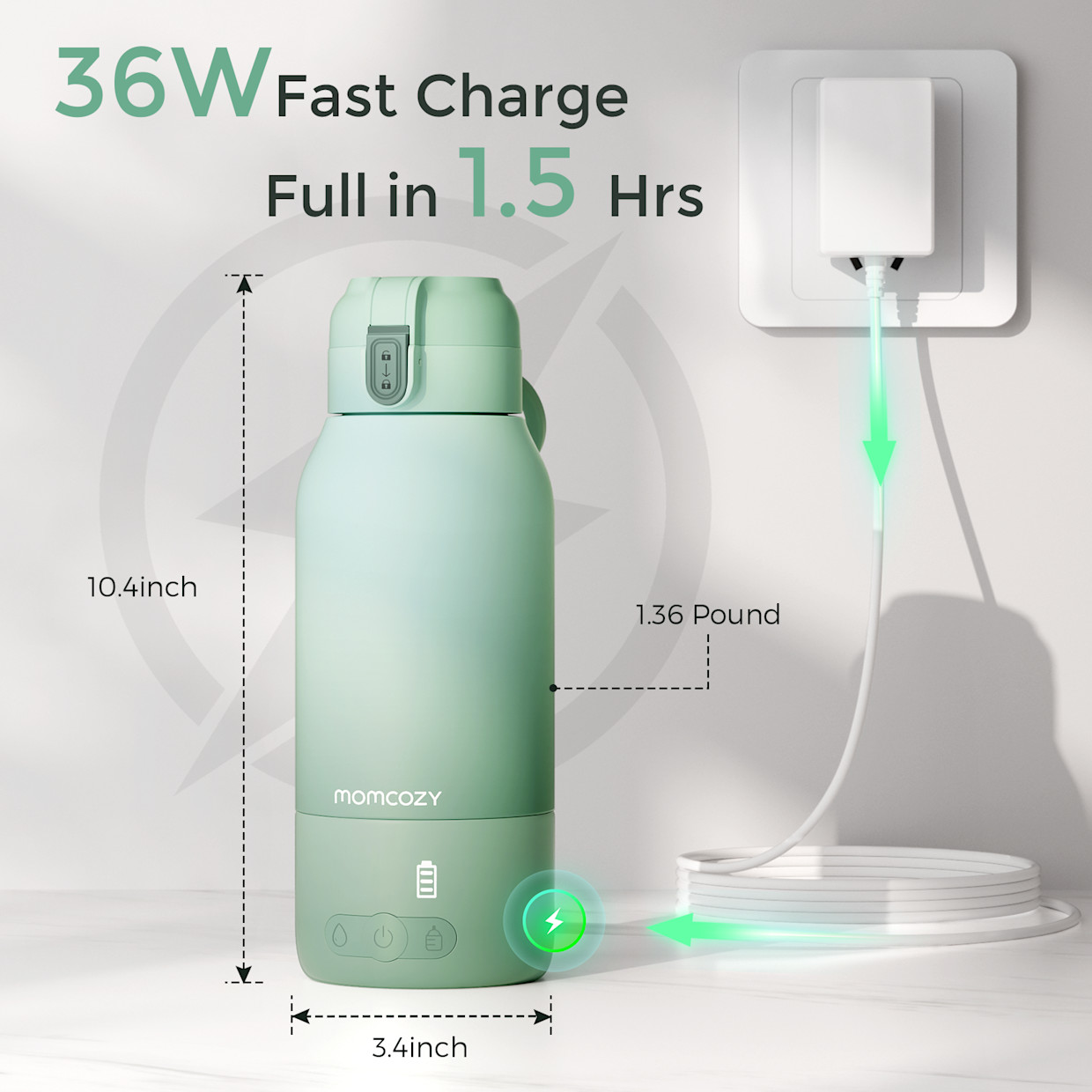 Momcozy Portable Water & Milk Warmer.