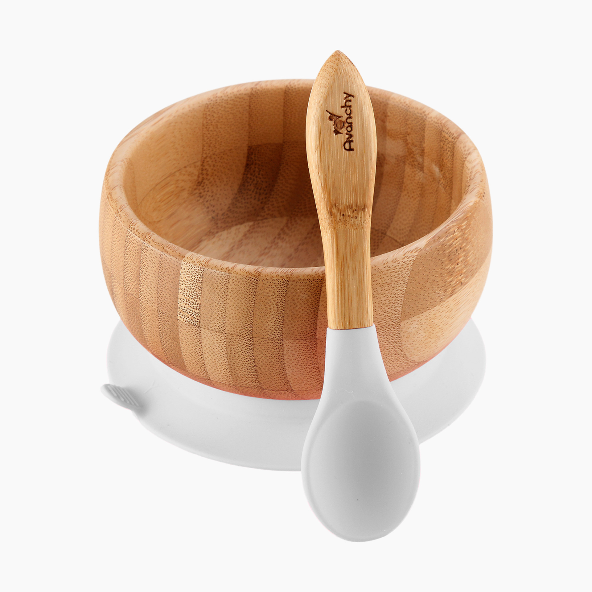 Avanchy  Bamboo Infant Spoons: Long handles for Parent-Led Feeding -  Avanchy Sustainable Baby Dishware