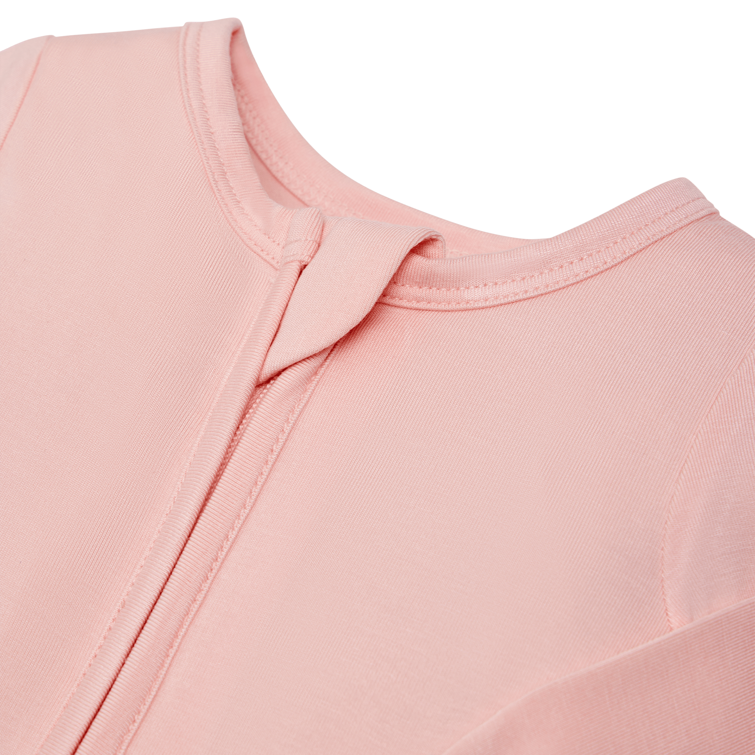 Tiny Kind Bamboo Viscose Solid Zipper Footie.