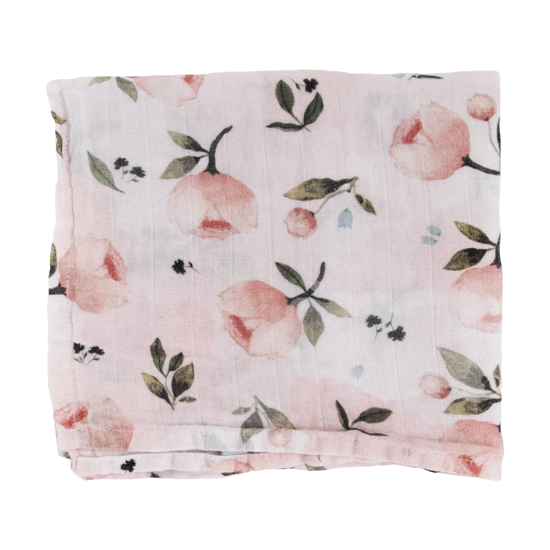 Little Unicorn Organic Cotton Muslin Swaddle Blanket 2 Pack - Watercolor Floret.