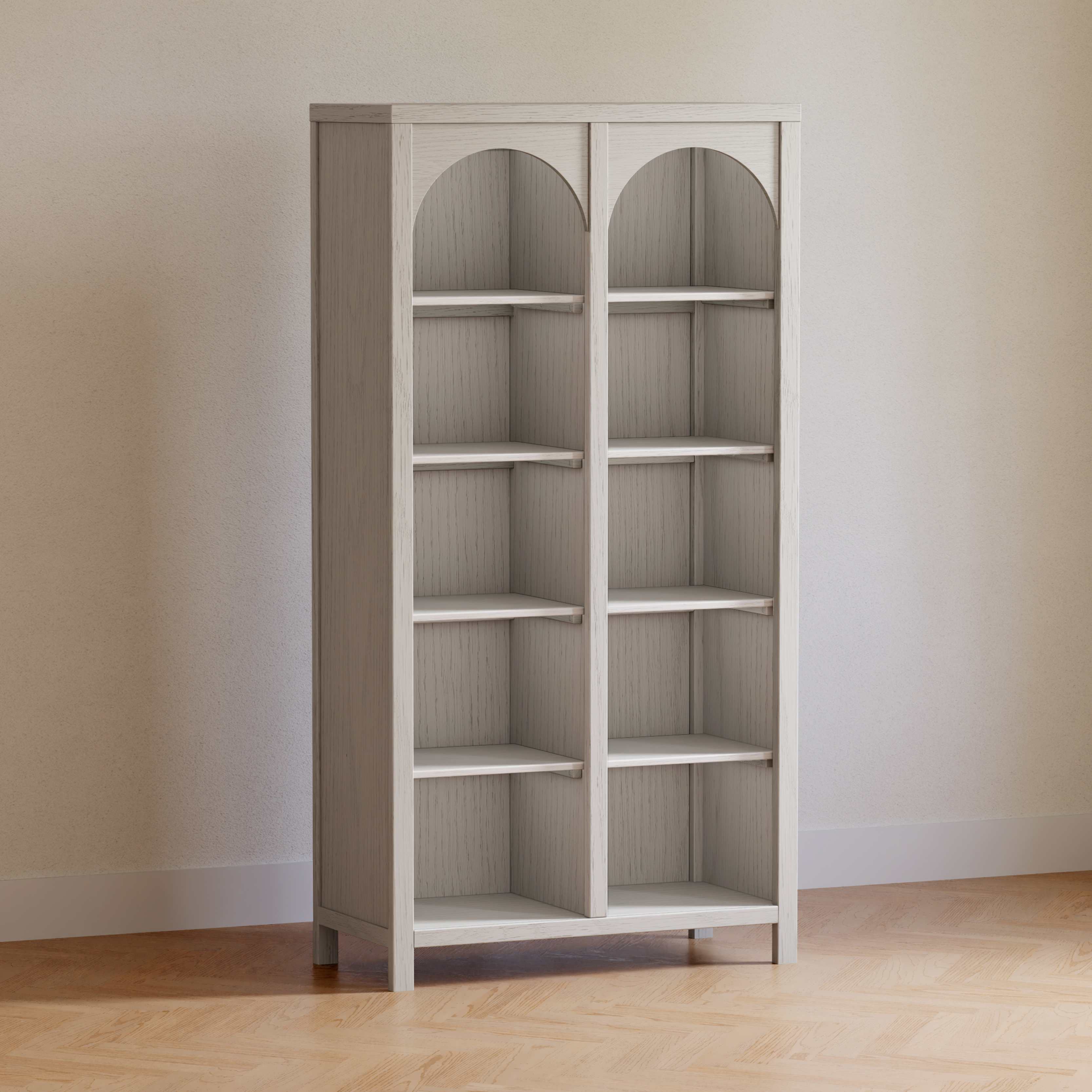 Namesake Eloise Assembled Bookcase - White Driftwood.
