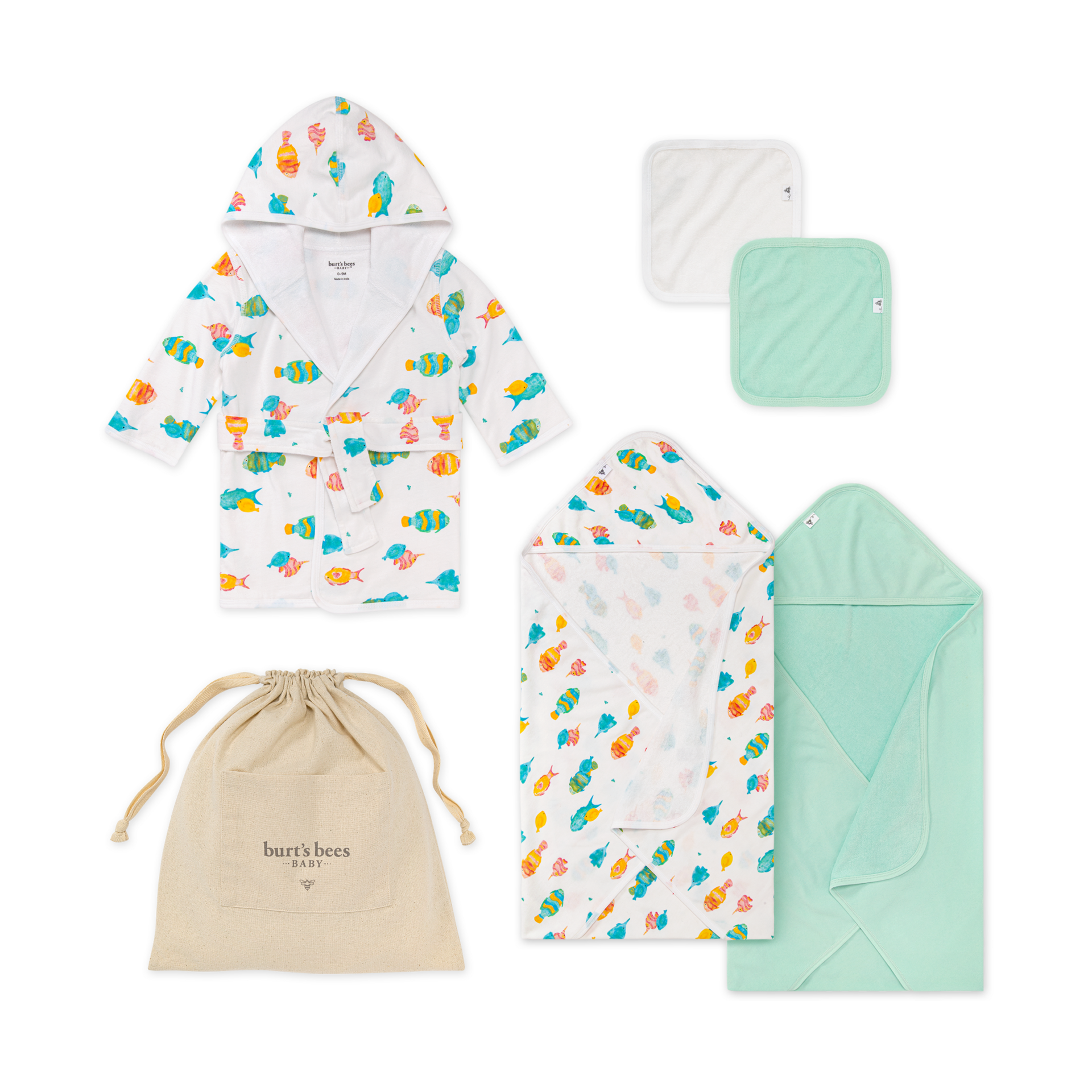 Burt's Bees Baby Burt's Bees Baby x Babylist Bath Gift Set Fishy