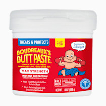 Boudreaux's Butt Paste Maximum Strength Diaper Rash Cream, Ointment for Baby, 14 oz Flip-Top Jar