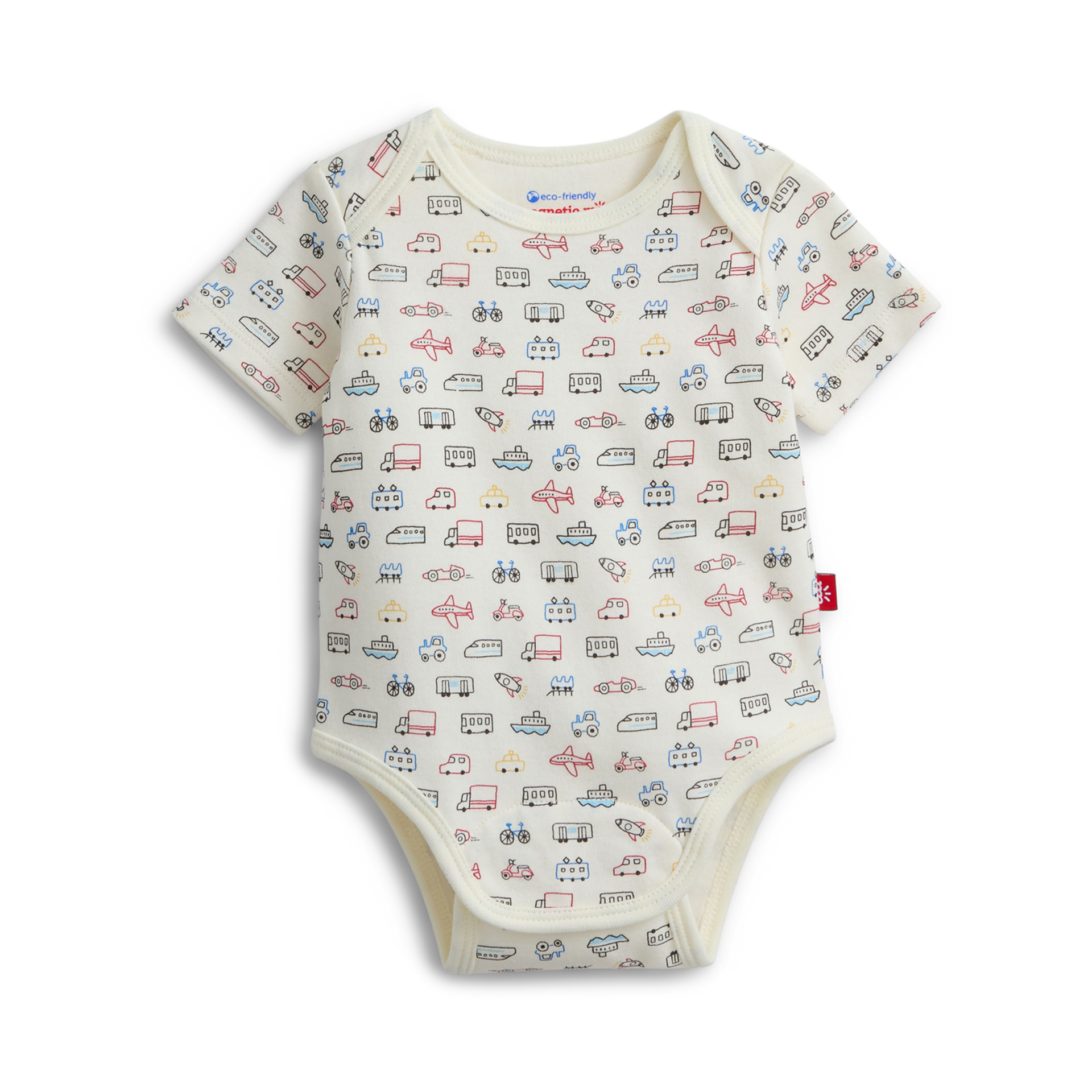 Magnetic Me Organic Cotton Magnetic Bodysuit 5 Pack Bundle.