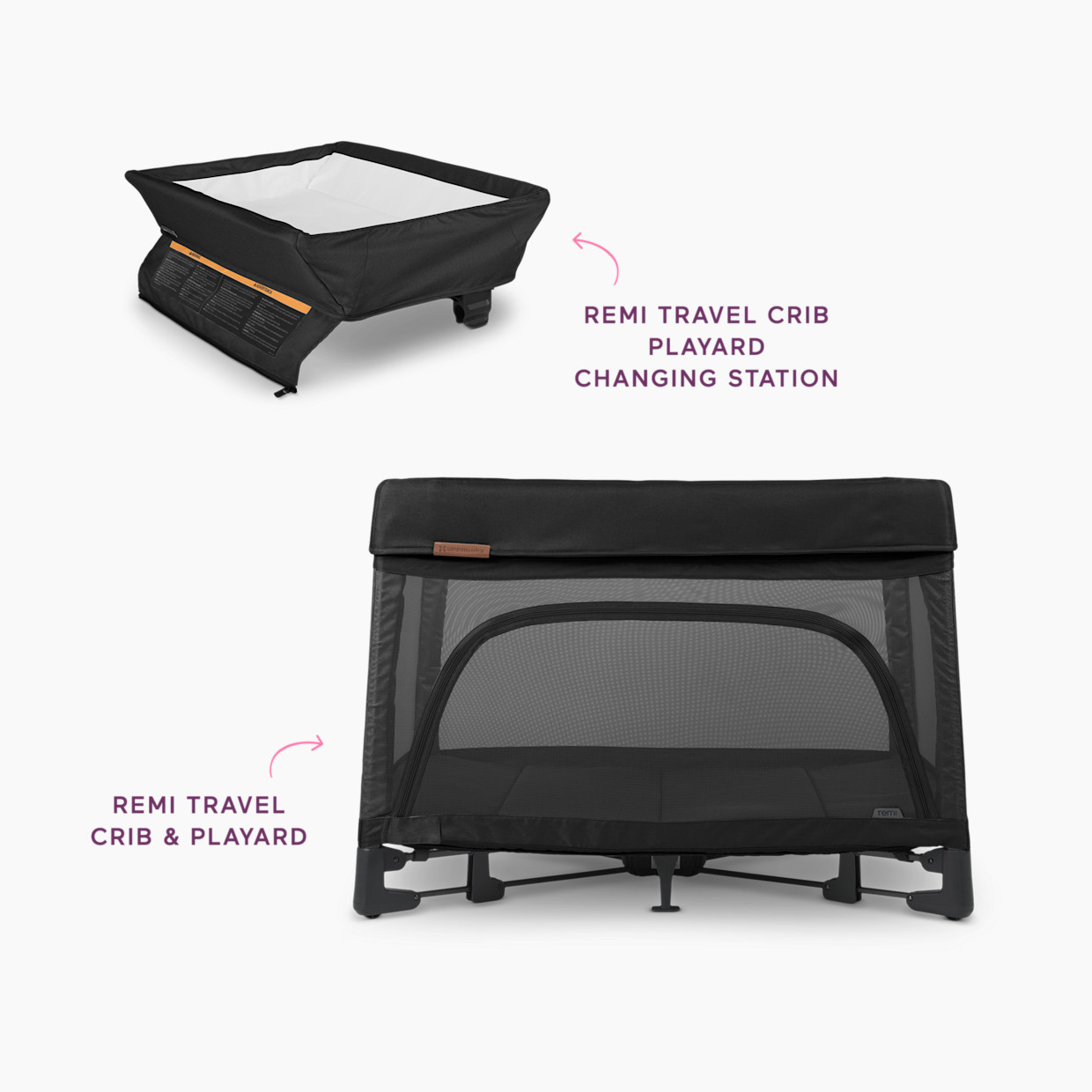 UPPAbaby Remi Travel Crib with Care Station - Jake.