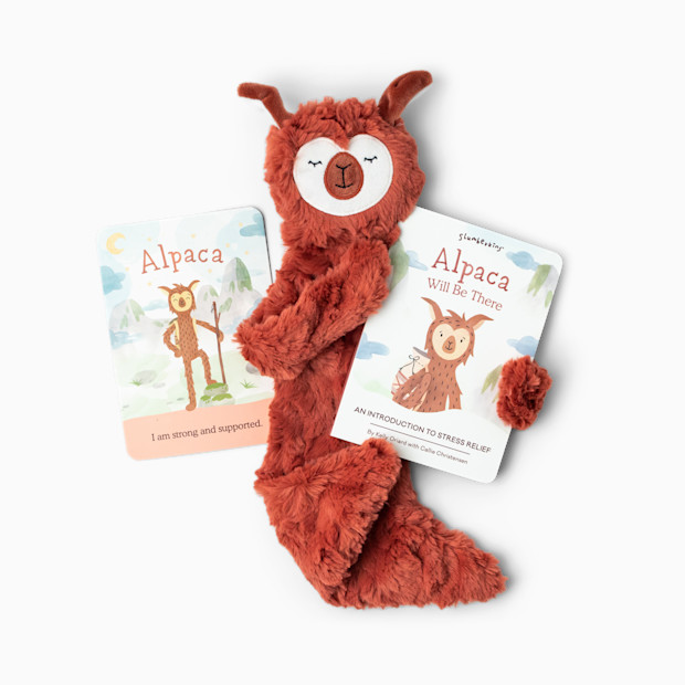 Slumberkins, Inc. Plush Snuggler & Book Bundle - Alpaca's Stress Relief (2023).