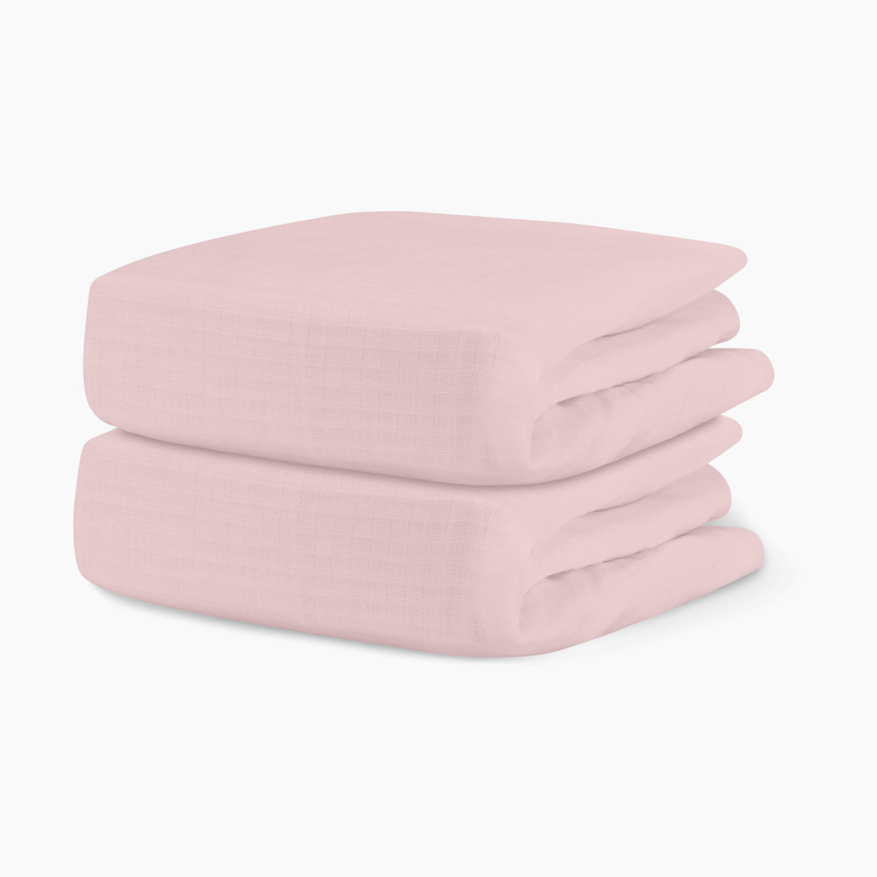 Newton Baby 2-Pack Organic Cotton Breathable Mini Crib Sheets - Sunset Pink.