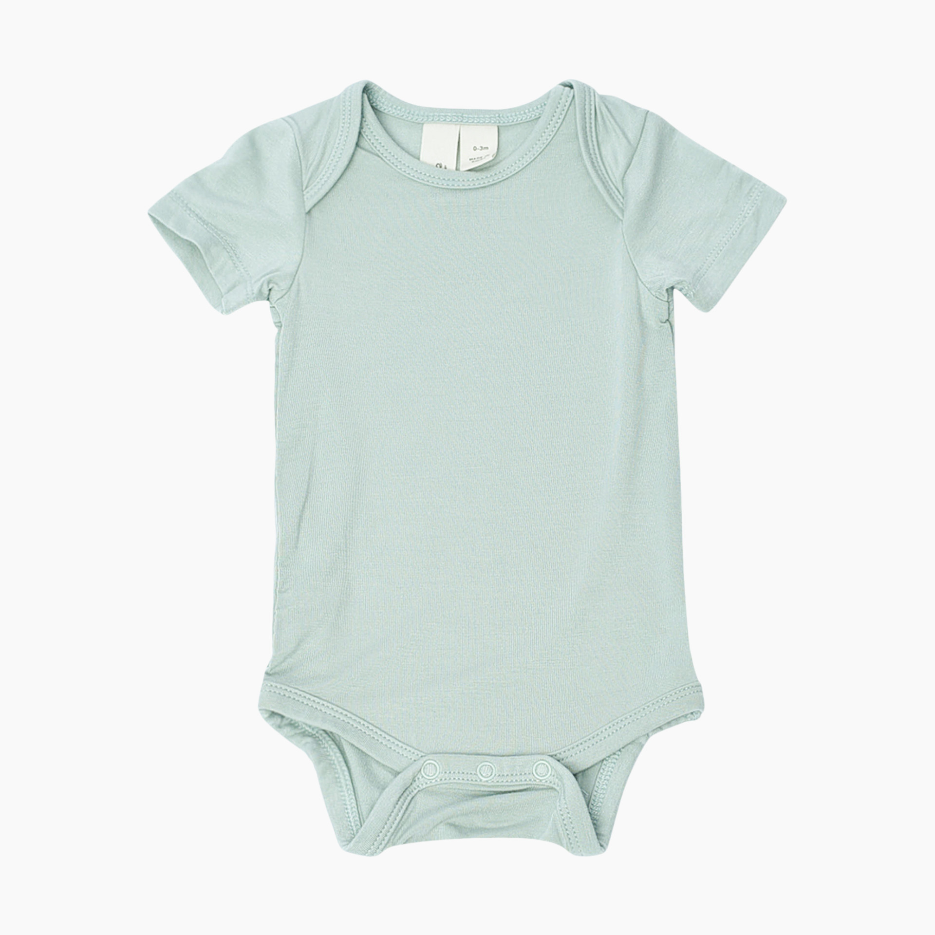 Kyte Baby Short Sleeve Bodysuit - Sage, 0-3 Months