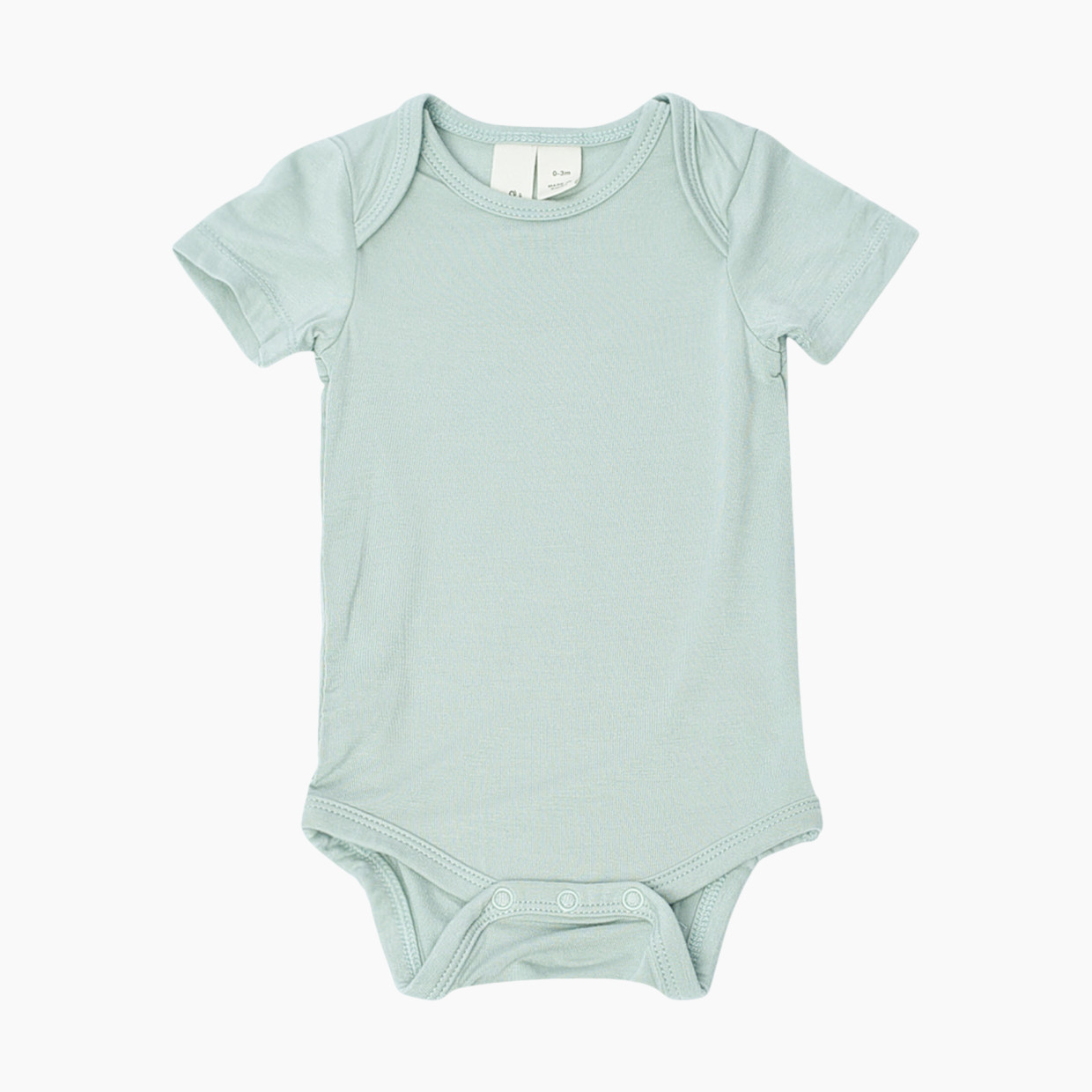 Kyte Baby Short Sleeve Bodysuit - Sage, 3-6 Months.
