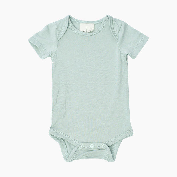 Kyte Baby Short Sleeve Bodysuit - Sage, 0-3 Months.