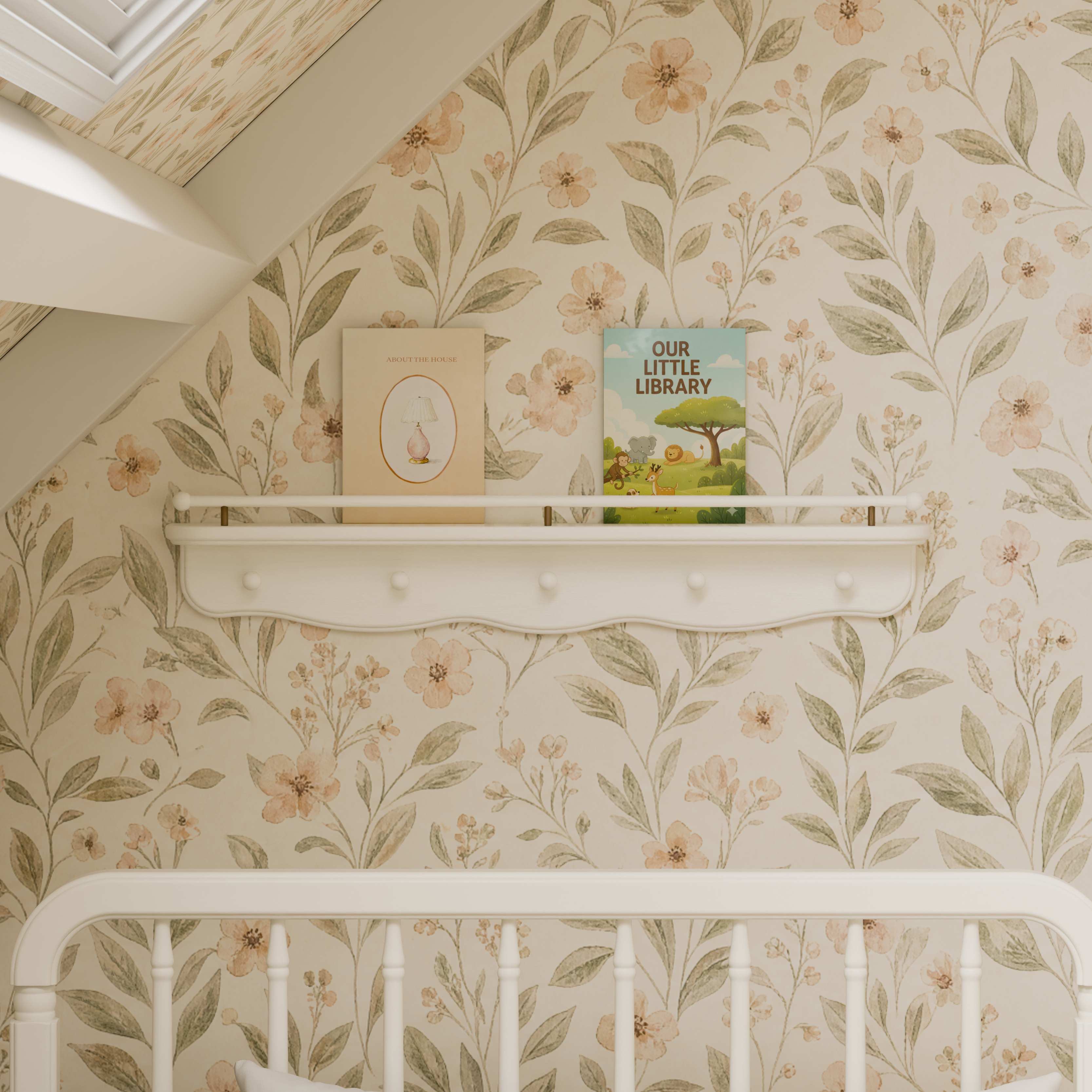Namesake Liberty 31" Wall Shelf with Hooks.