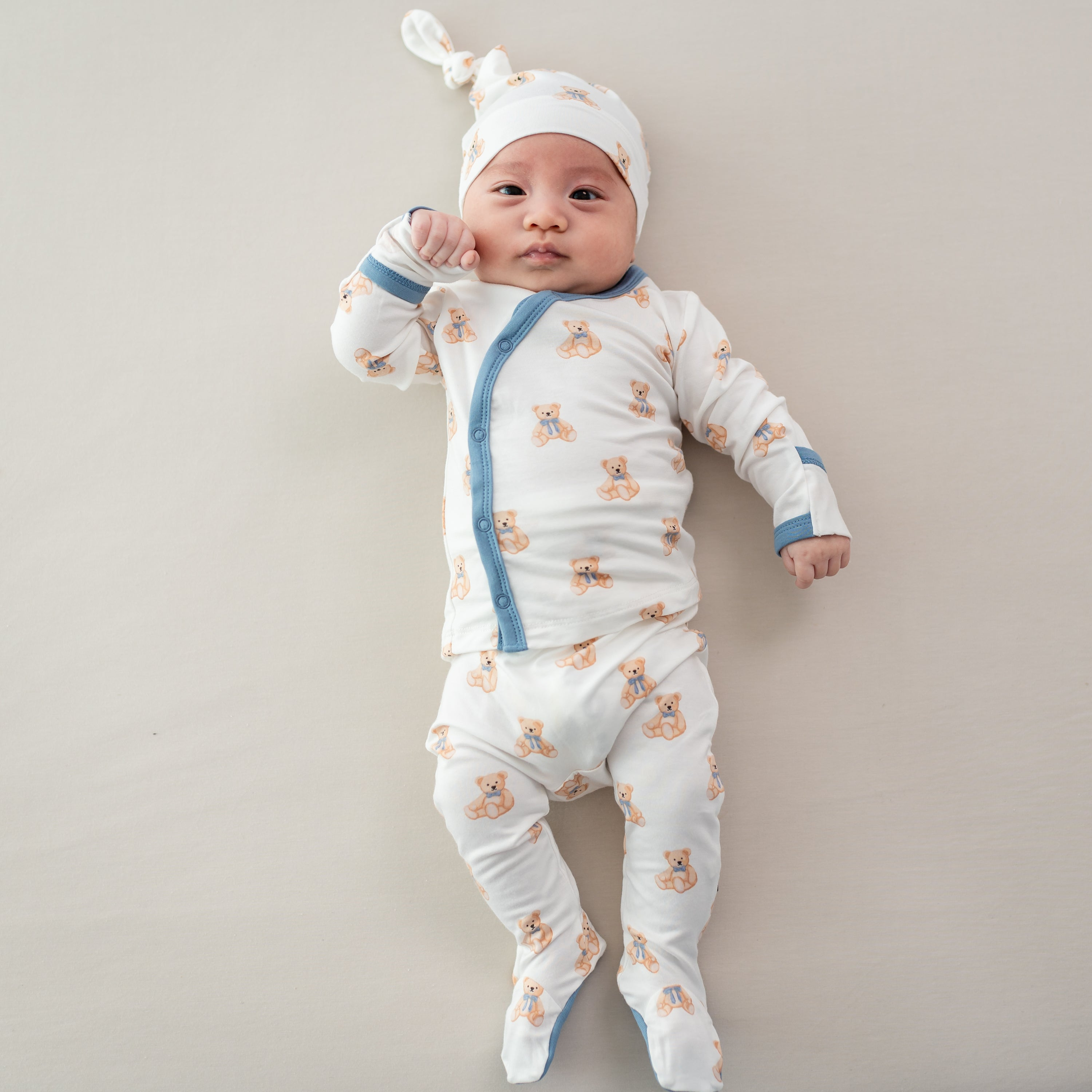 Kyte Baby Take Me Home Set with Cap - Teddy Bear, 0 -3 M.