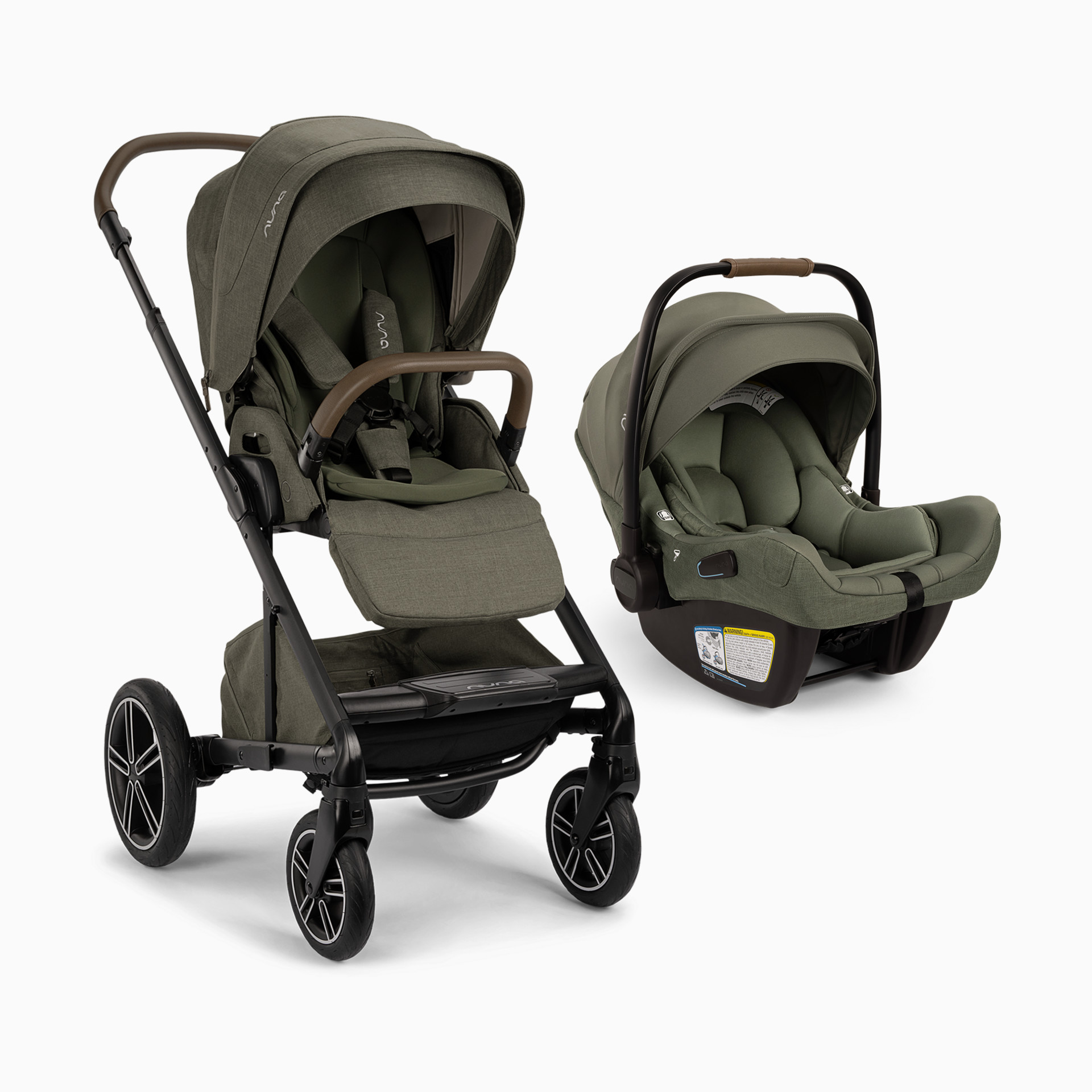 Nuna（ヌナ） MIXX ベビーカー グリーン Nuna MIXX next + Pipa aire RX - Granite | Babylist Shop