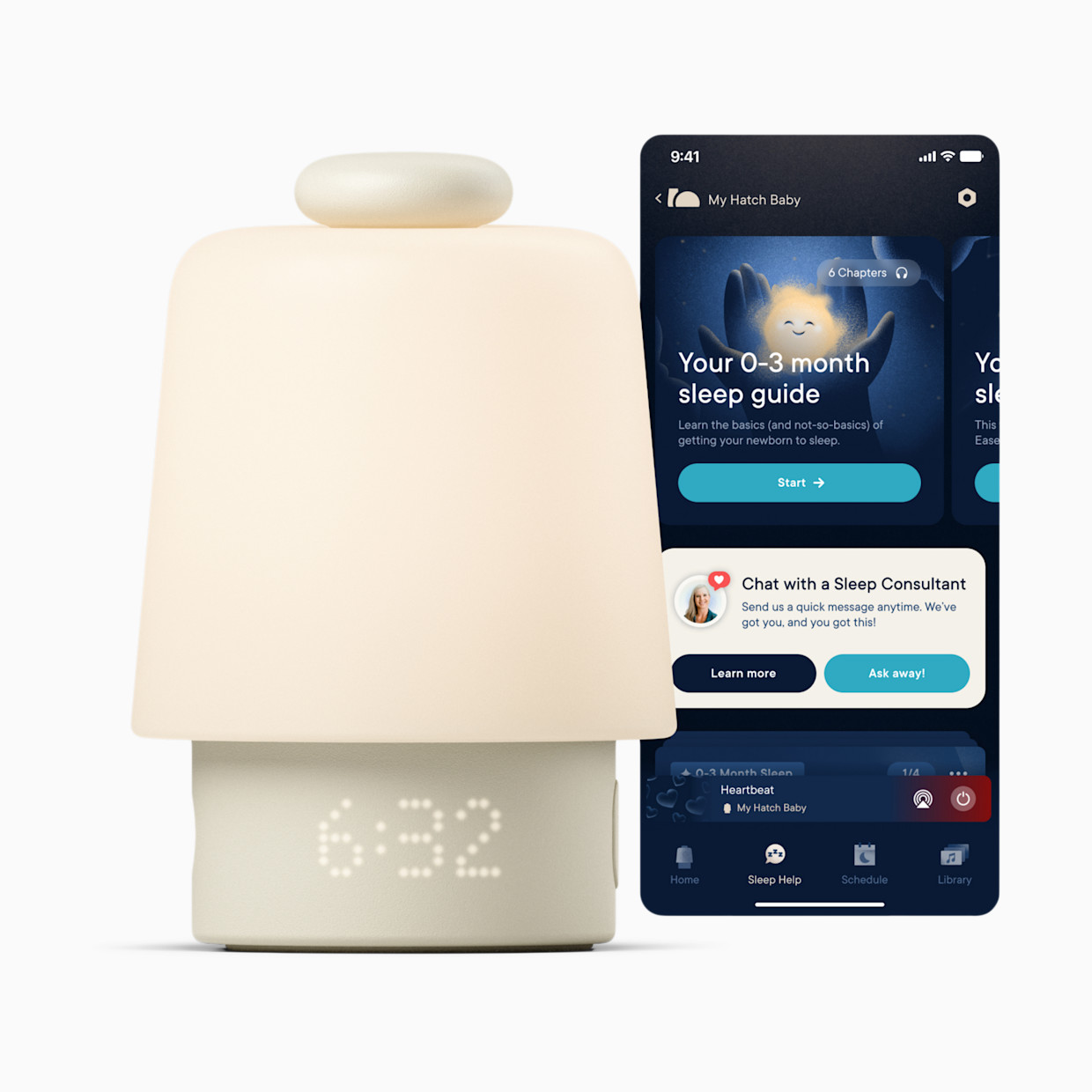 Hatch Hatch Baby Sound Machine - Putty.