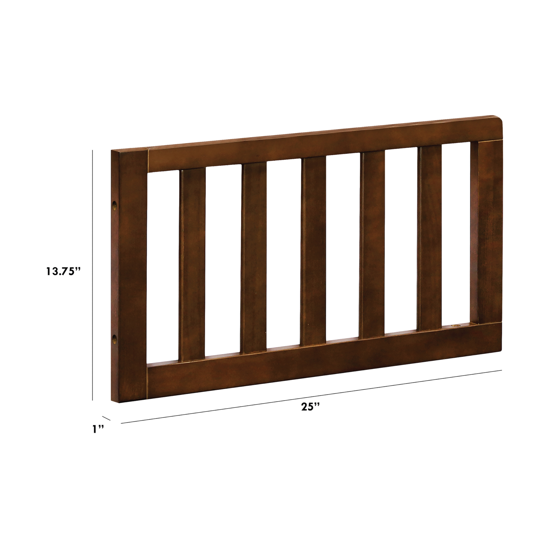 Carter's by daVinci Charlie Toddler Bed Conversion Kit - Espresso.