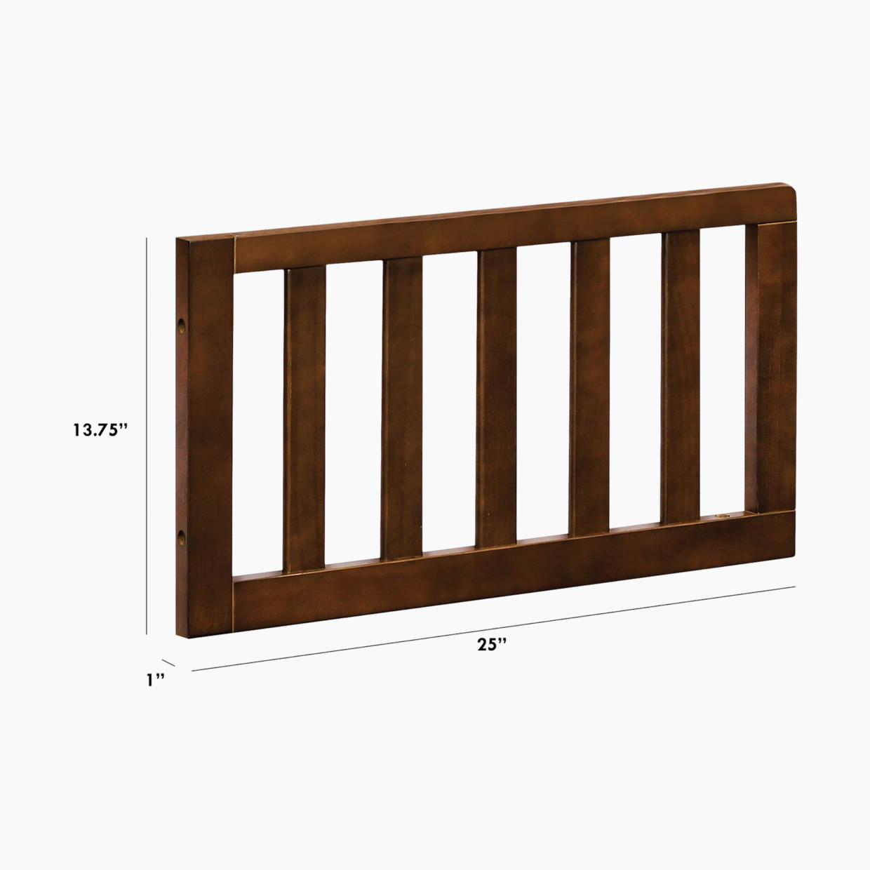 Carter's by daVinci Charlie Toddler Bed Conversion Kit - Espresso.