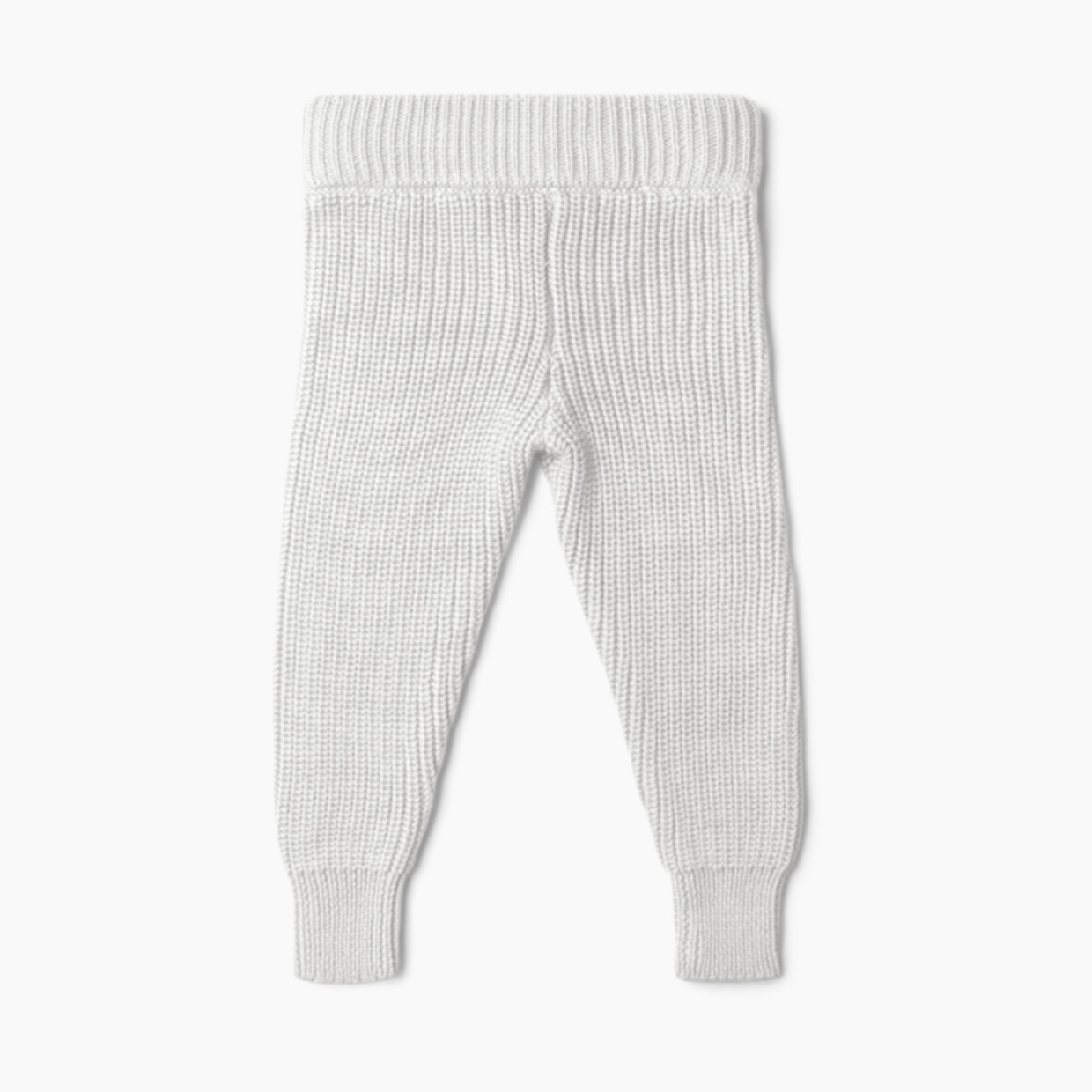 Goumi Kids Organic Cotton Knit Pant - Milk, 9-12 Months.