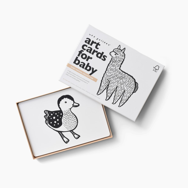Wee Gallery Art Cards for Baby - Baby Animals.