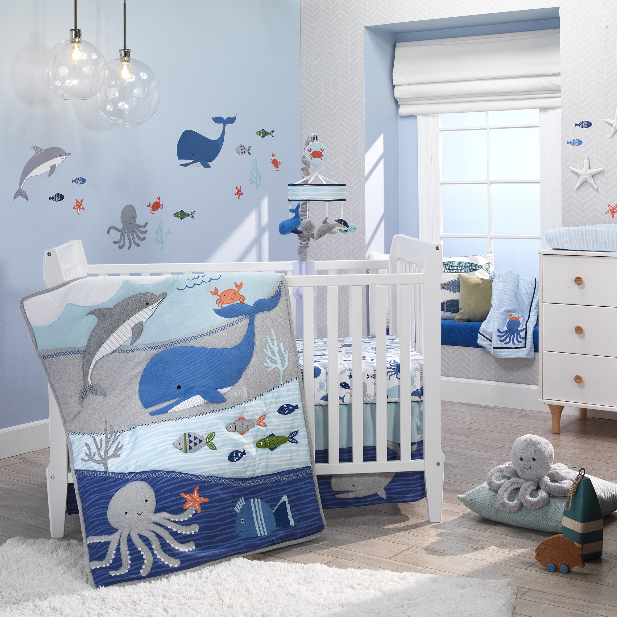 Lambs & Ivy Plush Animal - Inky The Octopus.