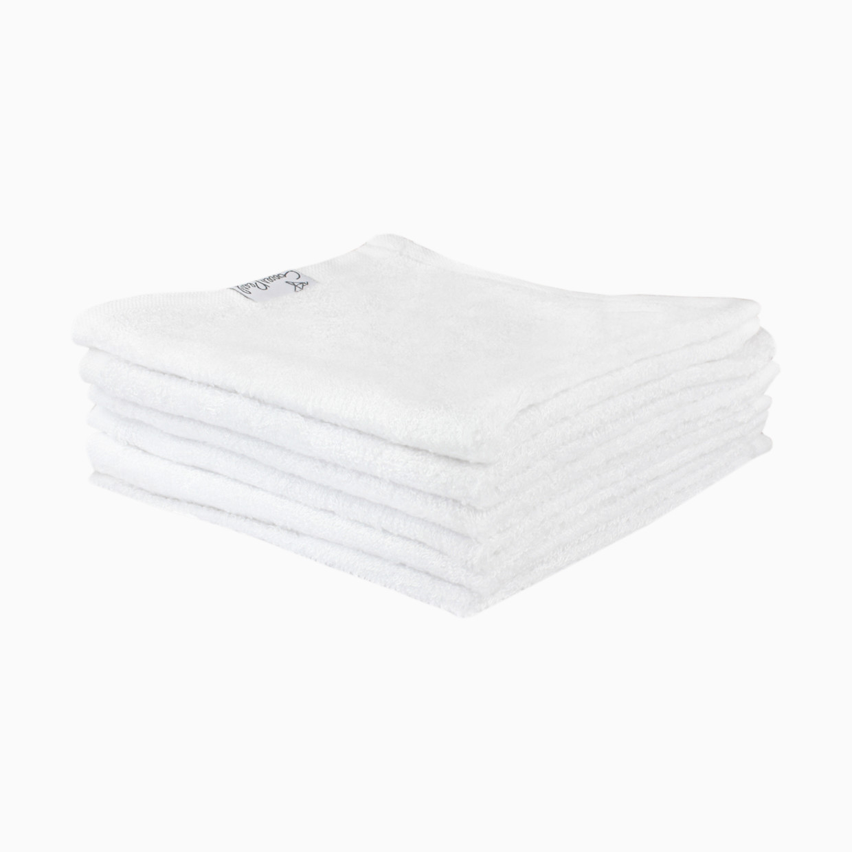 Copper Pearl Ultra Soft Washcloth (6 Pack) - White.