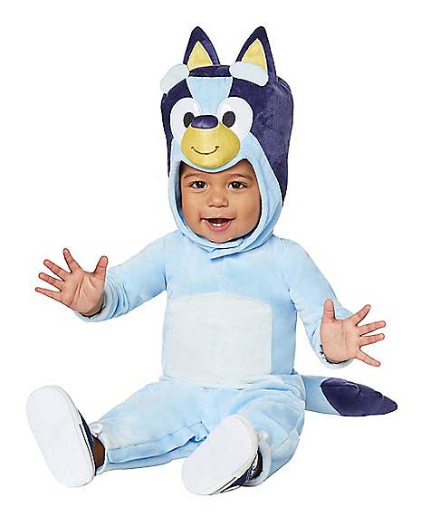 Spirit Halloween Baby Bluey Costume.