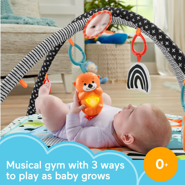 Fisher-Price 3-in-1 Music, Glow and Grow Gym - Multi.