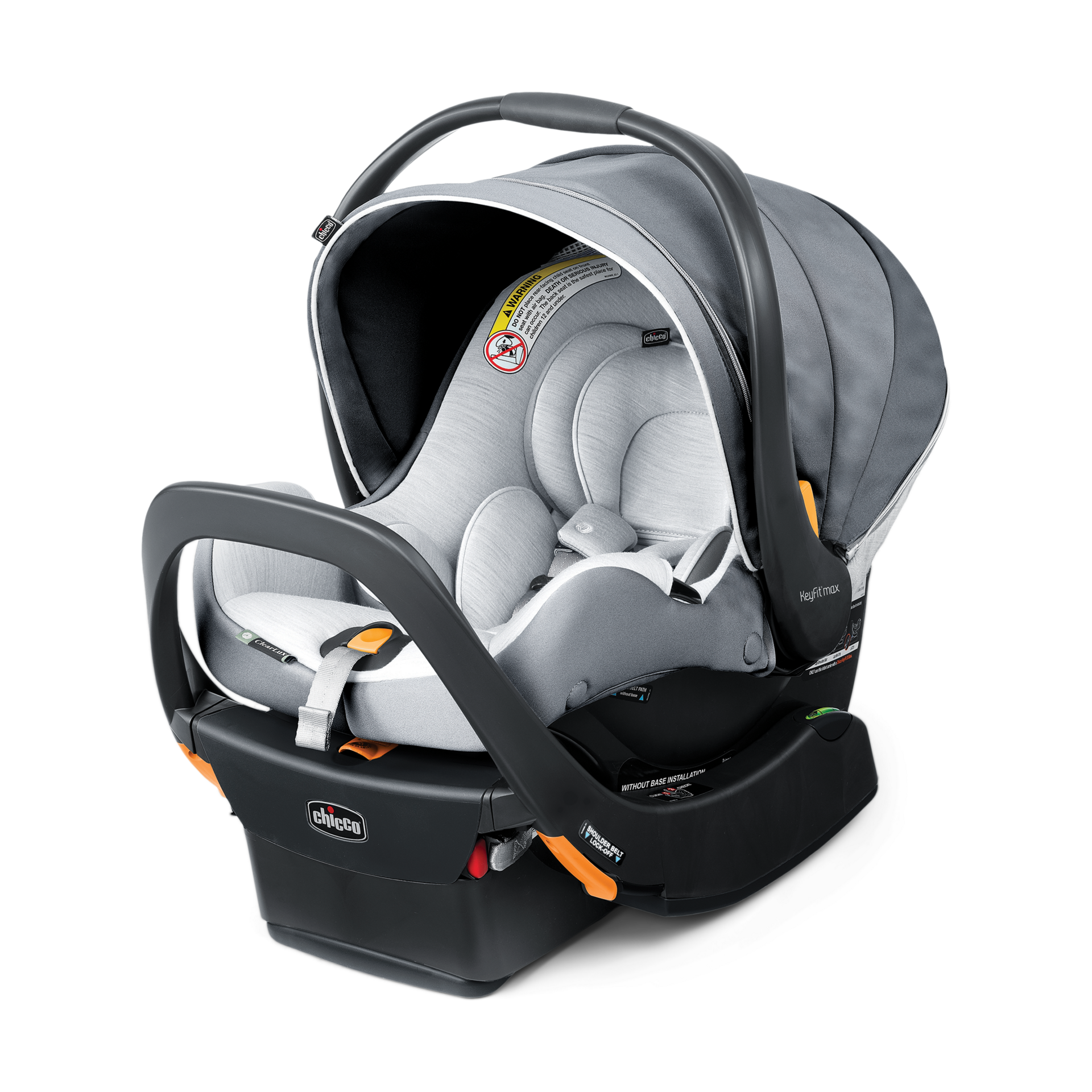 Chicco KeyFit Max Zip ClearLux Infant Car Seat.