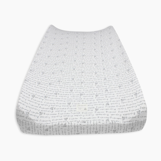 Burt's Bees Baby Organic Cotton Jersey Changing Pad Cover - Alphabet Bee.