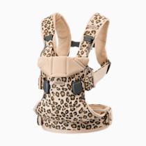 BabyBjörn Baby Carrier One, Cotton, Beige/Leopard