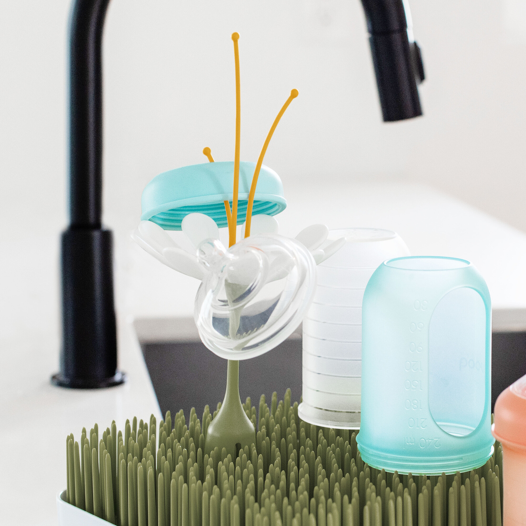 Boon Poke & Stem Drying Rack Accessory (2 Pack) - Sage Green.