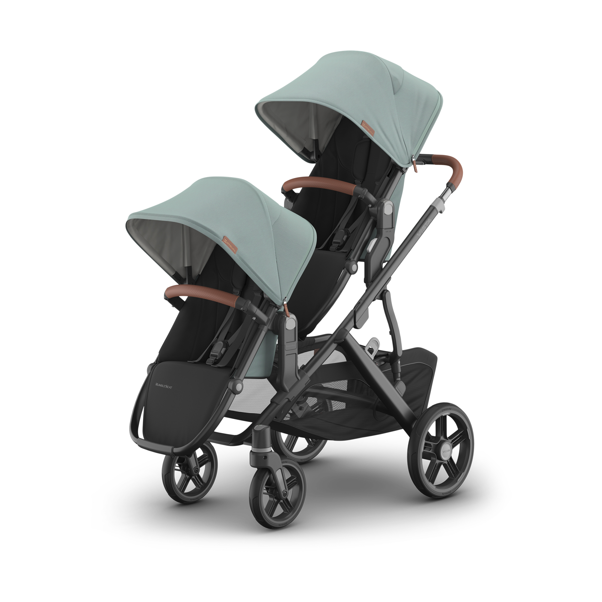 UPPAbaby Vista V3 Stroller, RumbleSeat V3 & Upper Adapters - Kenzi.