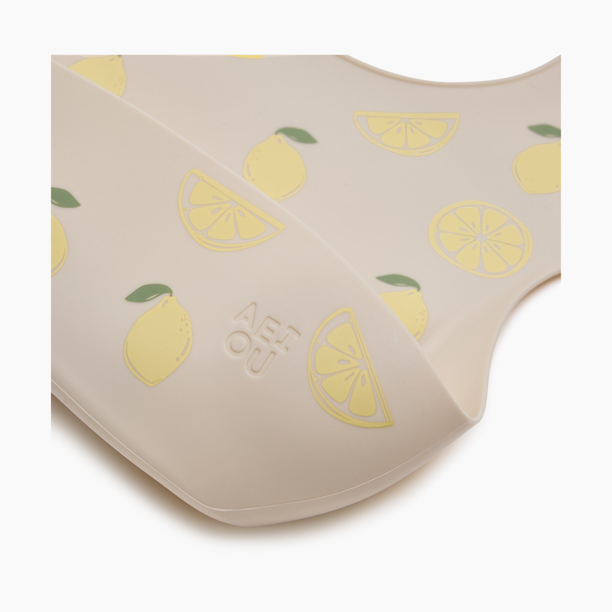 AEIOU Bib (2 Pack) - Butter Lemon.