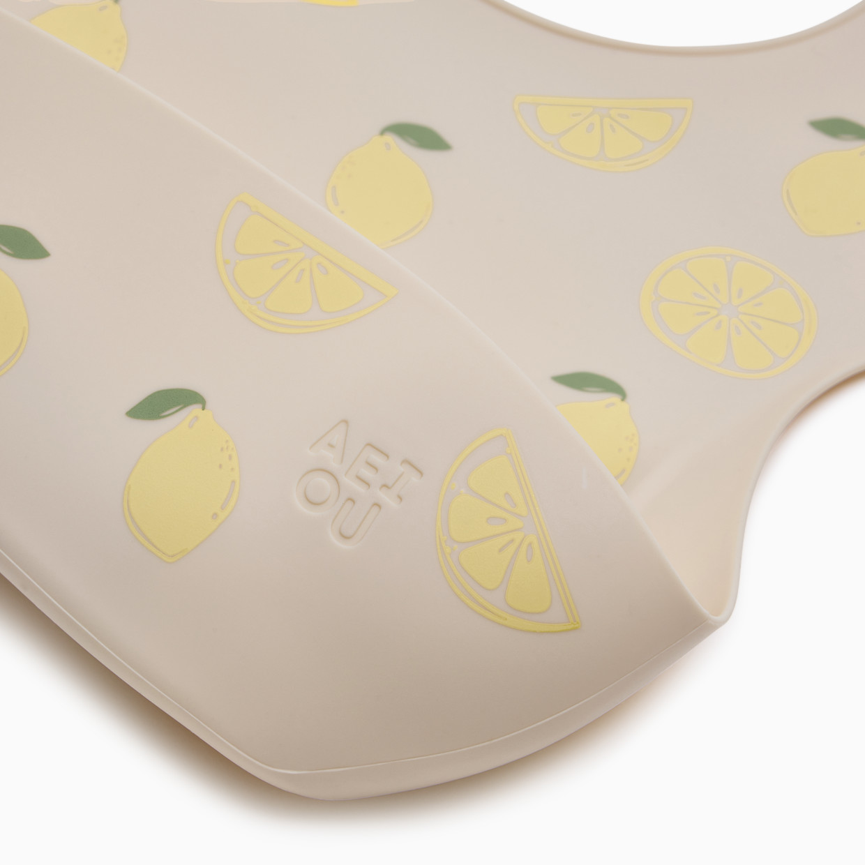AEIOU Bib (2 Pack) - Butter Lemon.