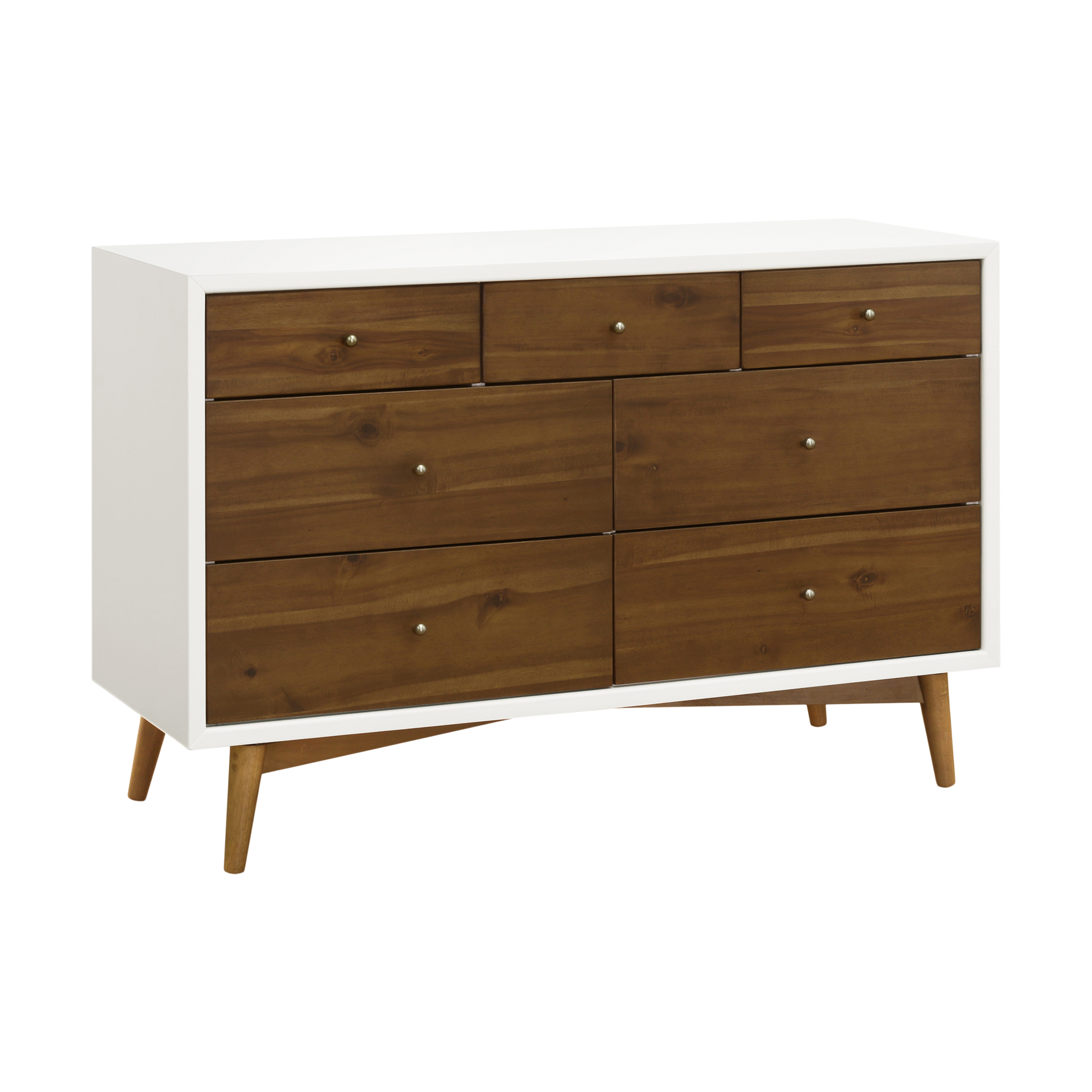 babyletto Palma 7-Drawer Assembled Double Dresser.
